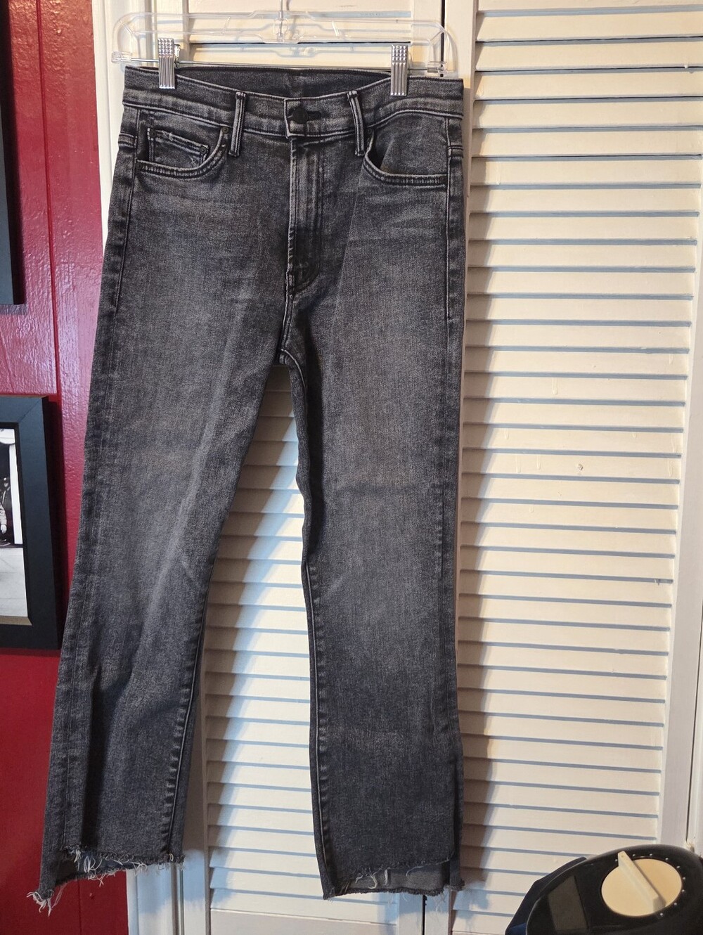 Mint Condition!! MOTHER Denim The Insider Step Crop Fray - Train Stops SZ 28 - Picture 6 of 14